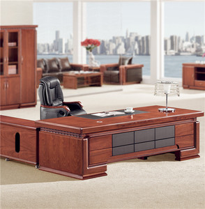 成都辦公家具辦公桌老板桌簡約現代經理桌主管桌板式木制大班桌