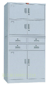 鋼制文件柜-鐵皮柜-資料柜-檔案柜-中二斗移門柜