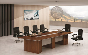 办公家具大型会议桌 长条桌 简约现代办公桌椅组合 板式长方形培训桌